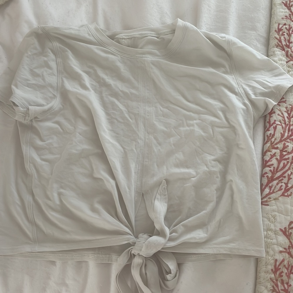 lululemon tie front top